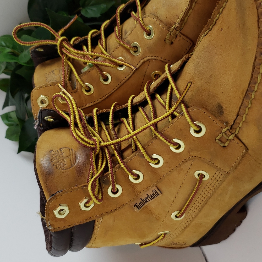 "Timberland" 7 eye moc toe midhaven lace up boots - Picture 13 of 13